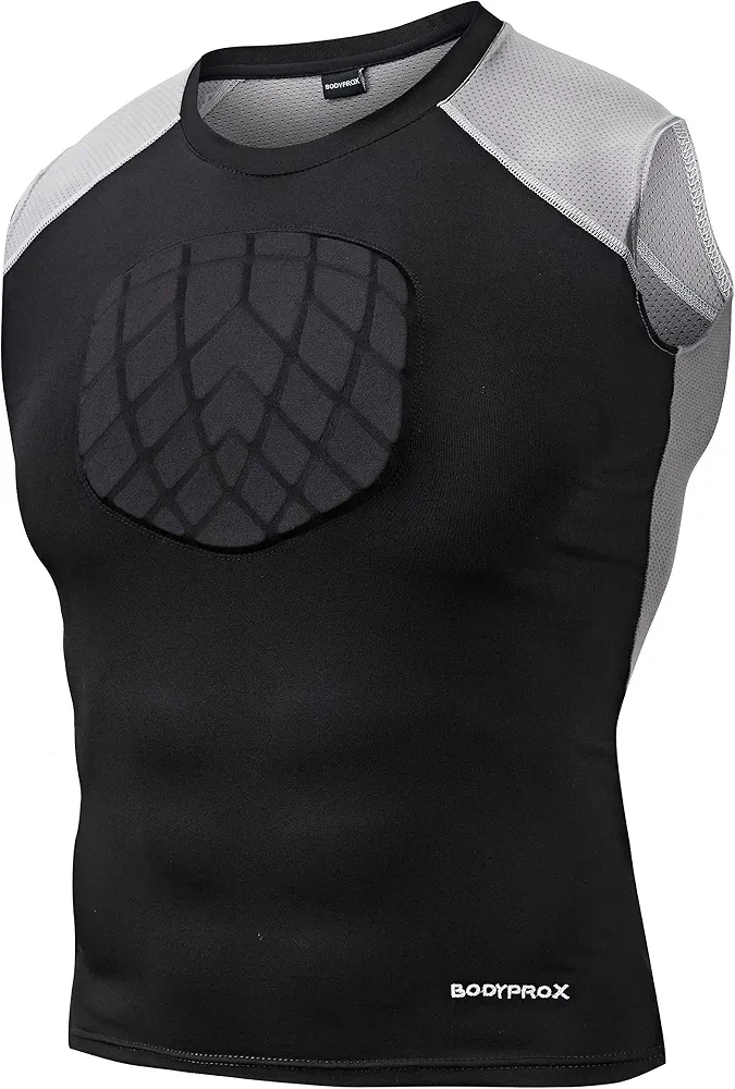Padded Compression Shirt- Size Youth-XL