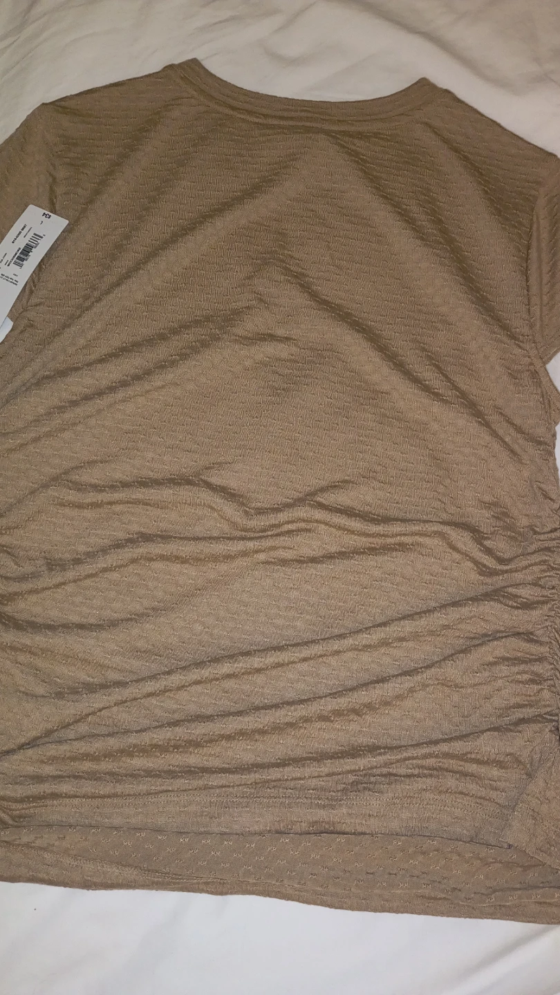 Liz Claiborne Brown Ruched T-Shirt Size L - photo 4
