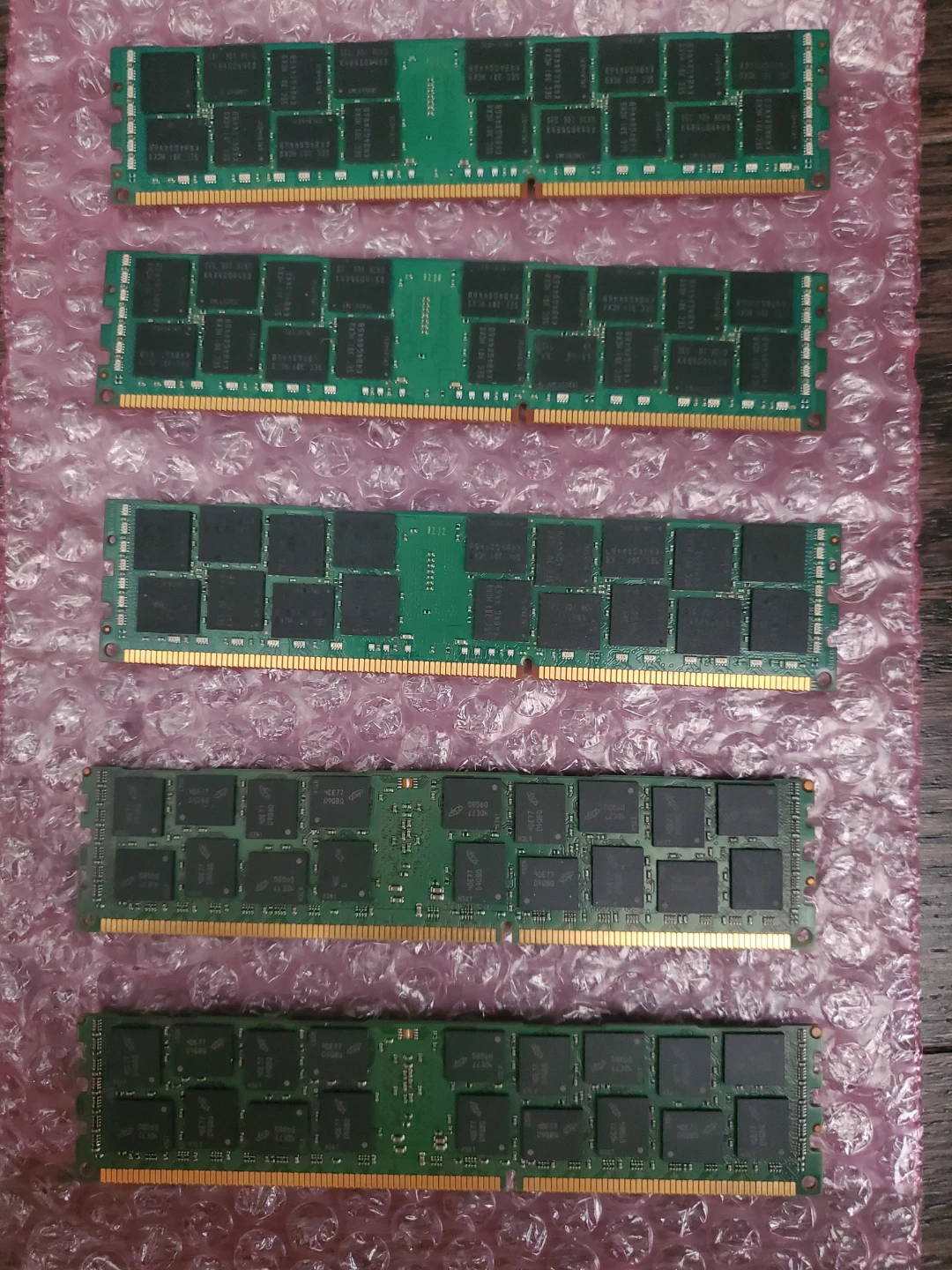 80GB (5x16GB) Five DDR3 ECC RAM sticks 1600Mhz - photo 2
