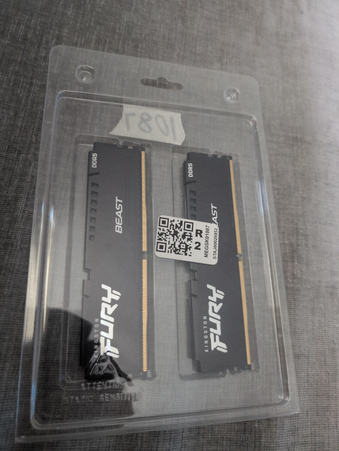 Kingston Fury Beast DDR5 RAM Kit