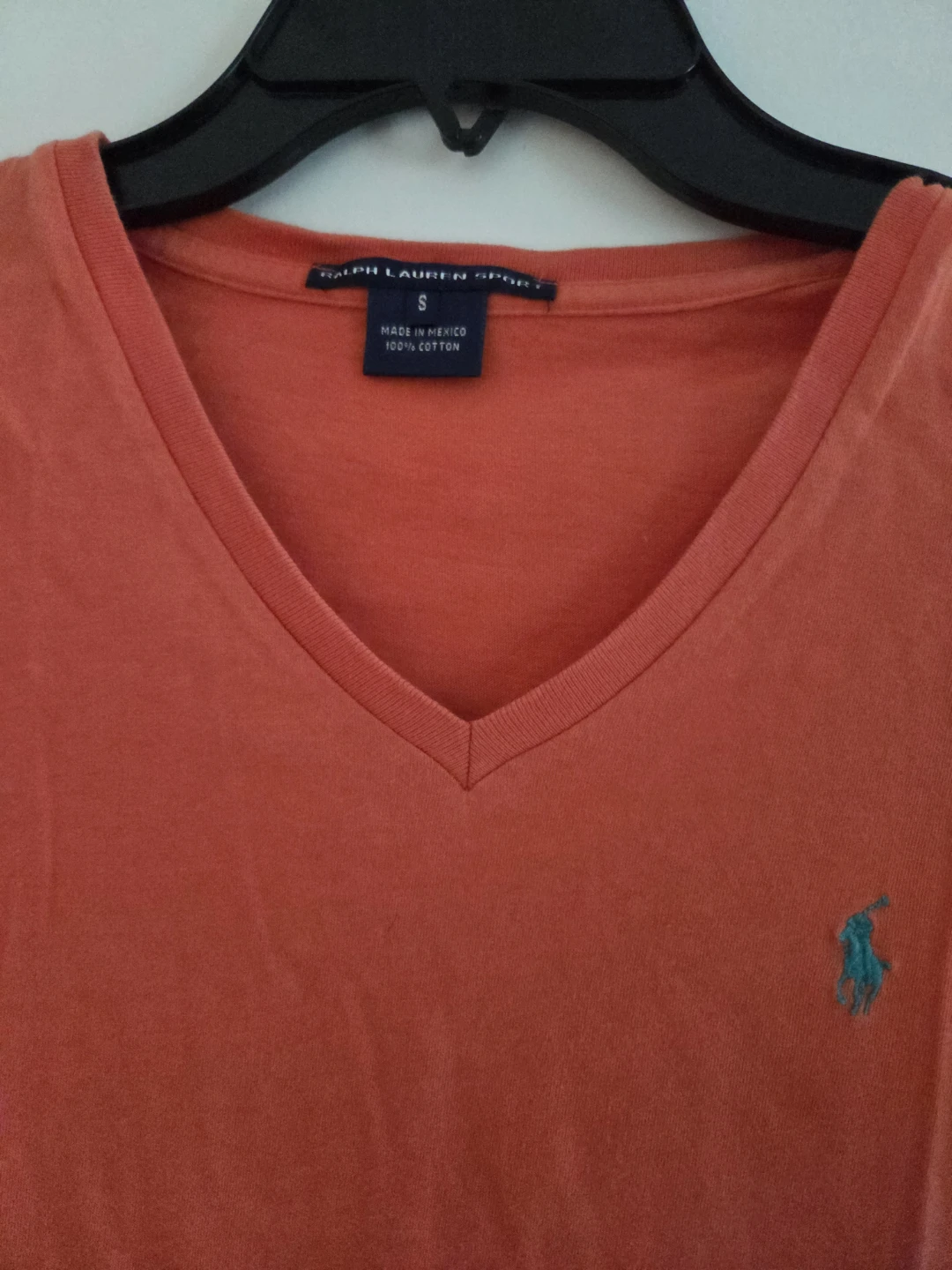 Ralph Lauren Sport V-Neck T-Shirts (Orange & Pink) - photo 3