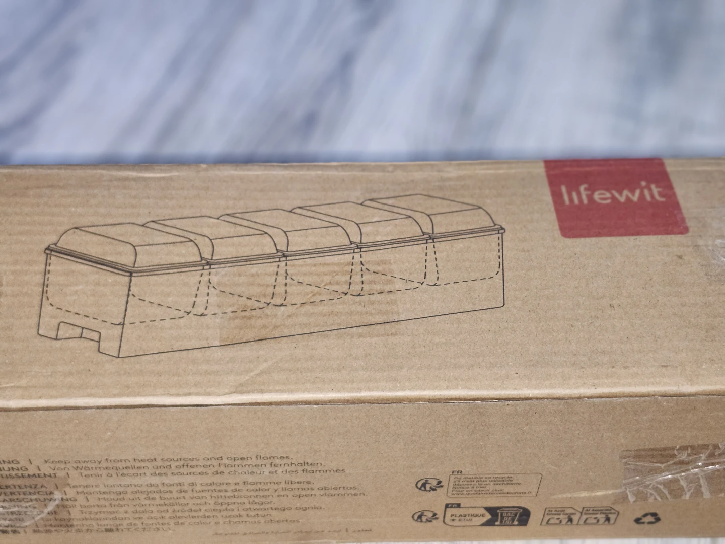 Lifewit 5-Compartment Condiment Server with Ice Chamber - photo 4