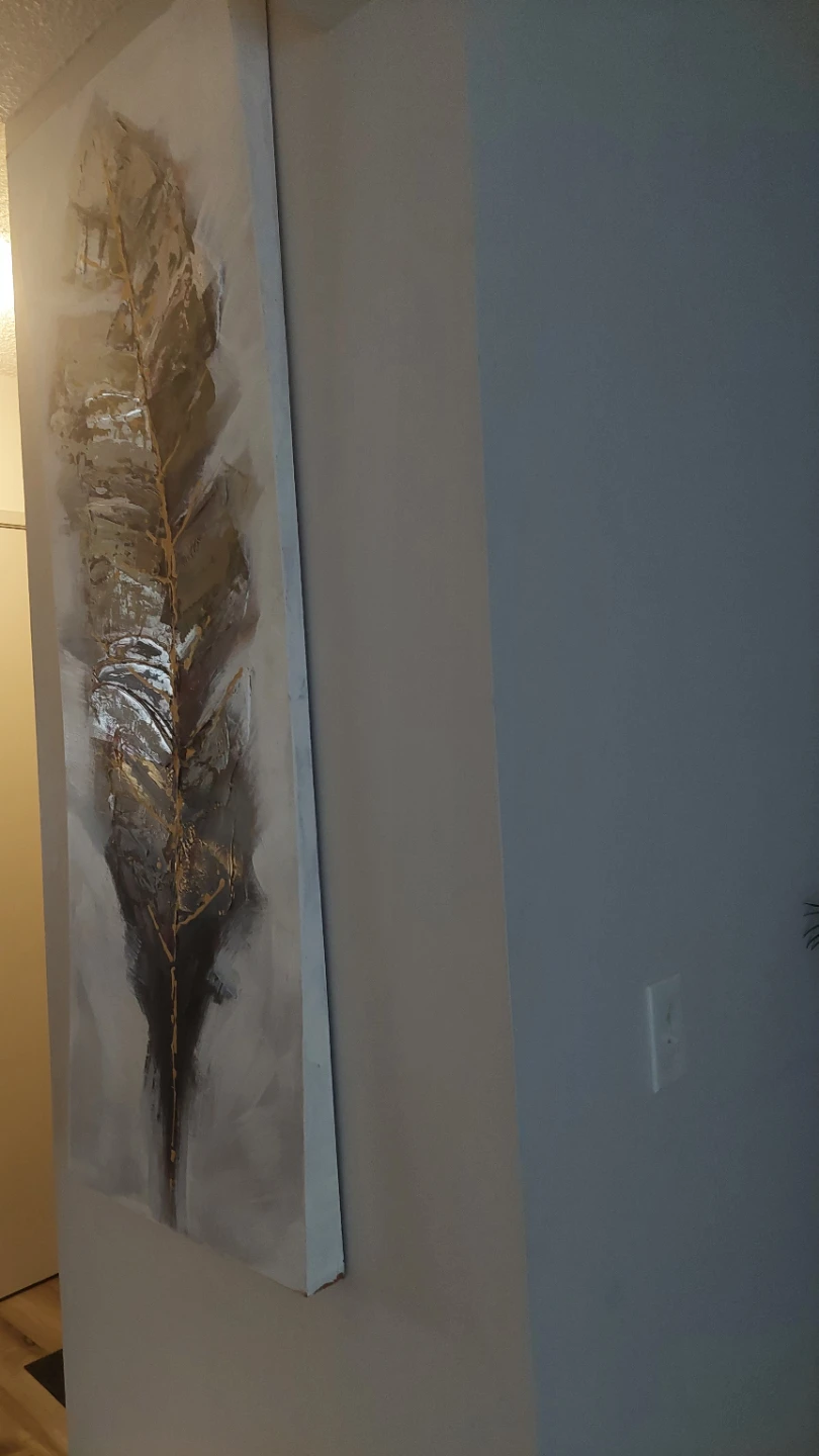 Tall Feather Abstract Wall Art - photo 3