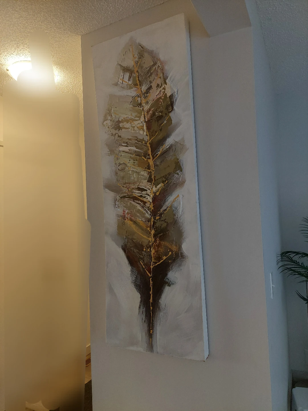 Tall Feather Abstract Wall Art - photo 4