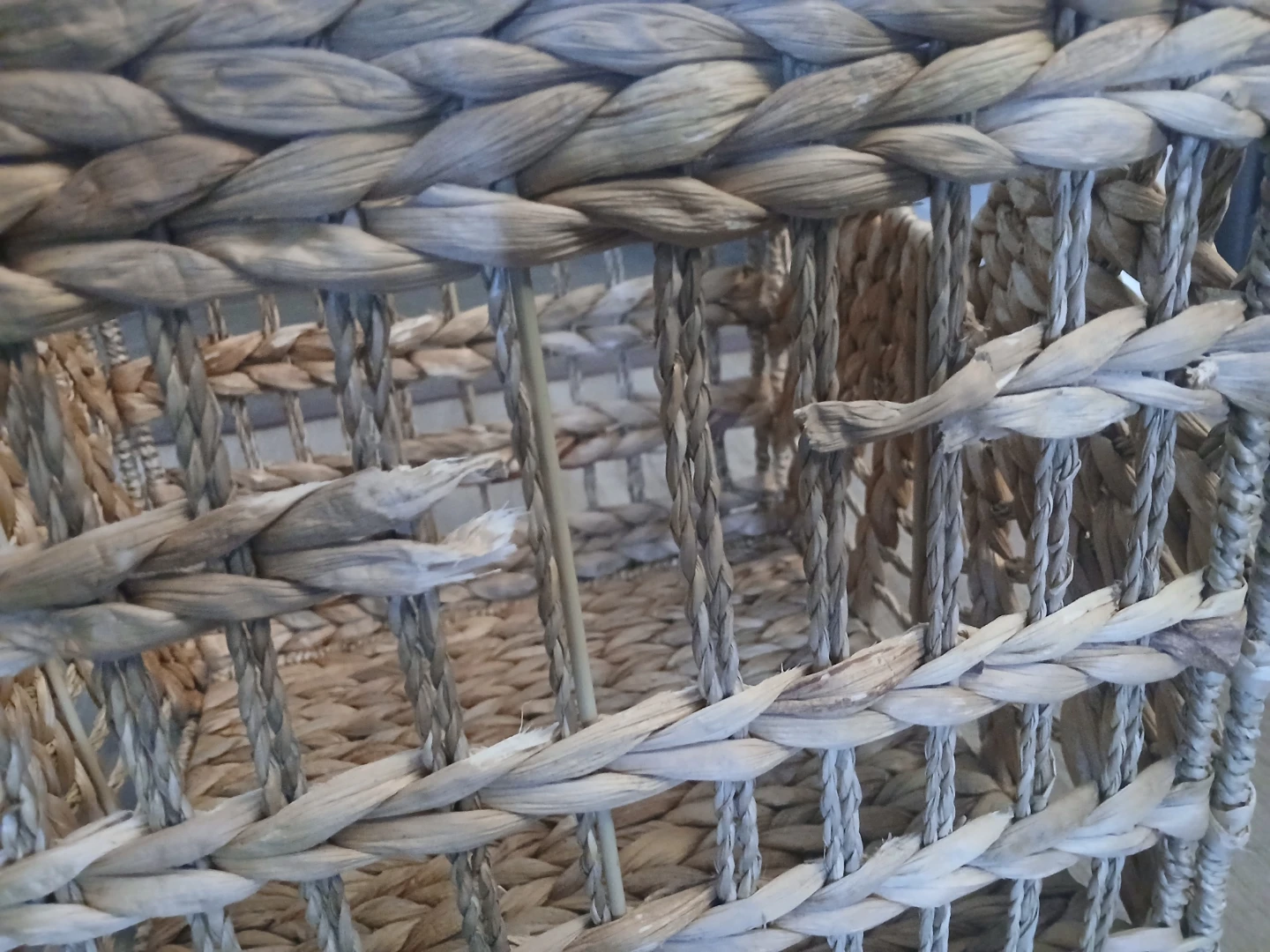Woven Storage Basket with Handles - photo 2