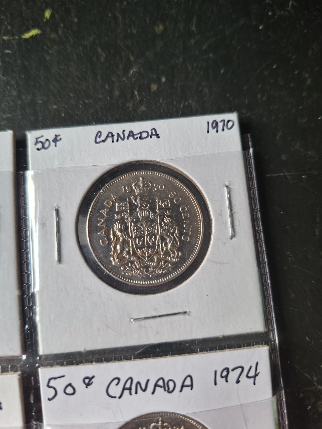 Collection of Canadian 50 Cent Coins 1968-1974 - photo 5