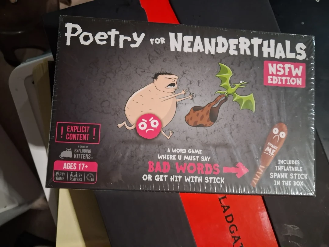 Poetry for Neanderthals NSFW Edition Card Game