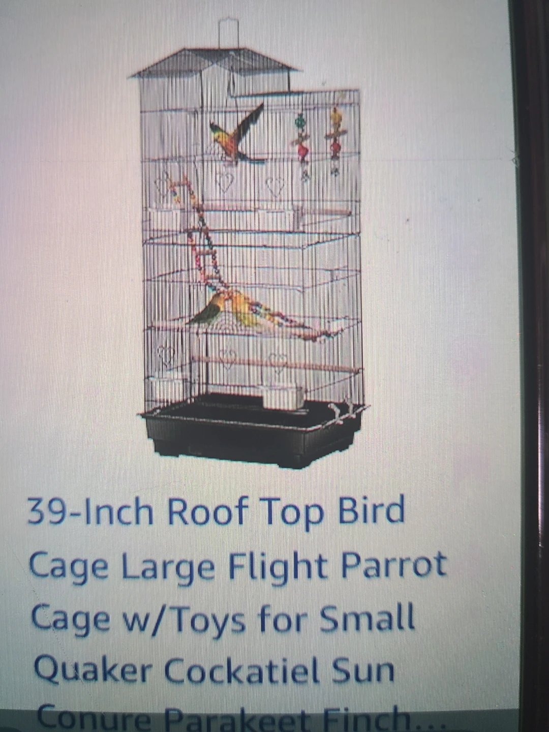 39-Inch Roof Top Bird Cage - photo 2
