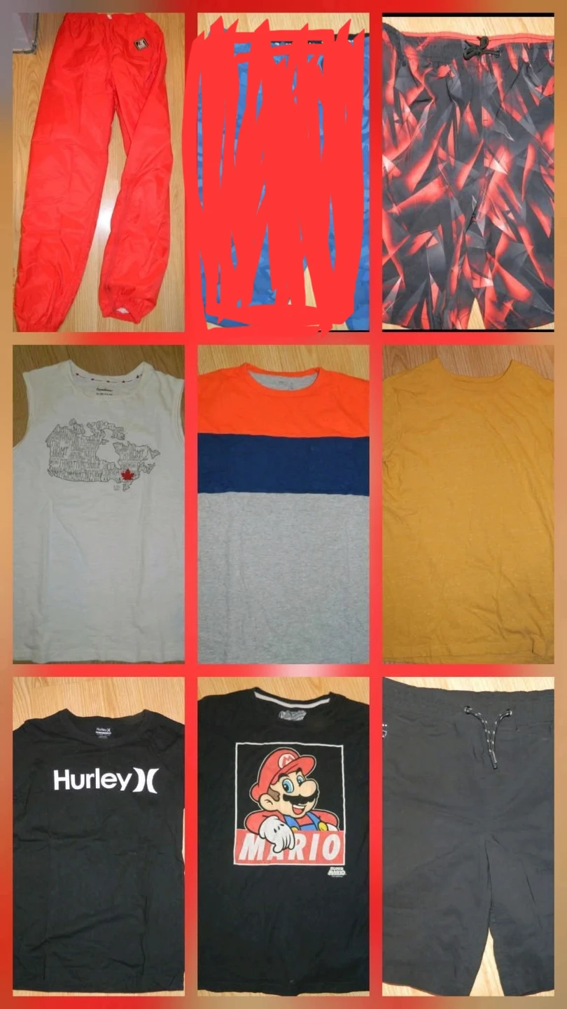 8 items boys size 14-16 lot..VGUC-EUC