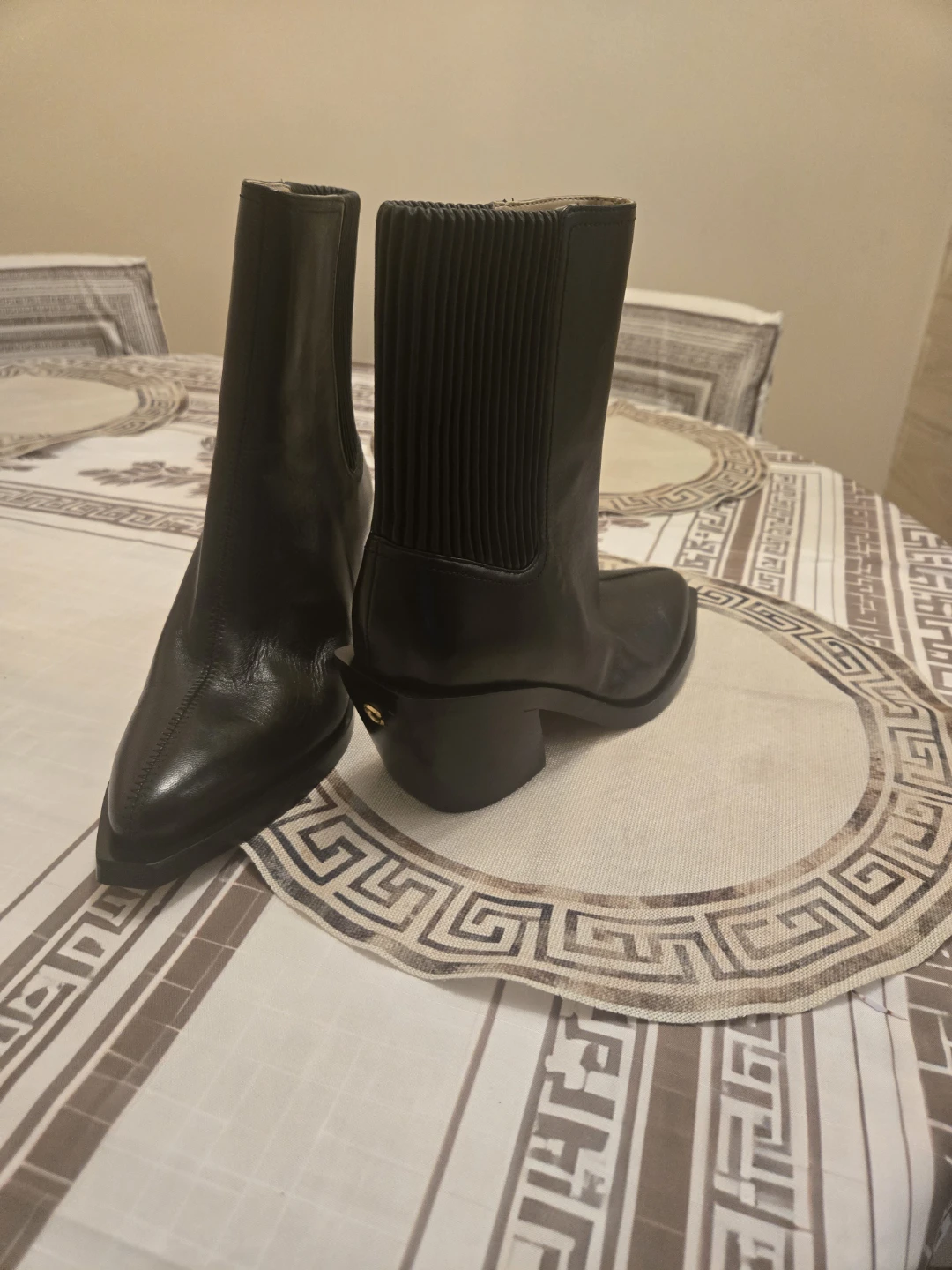 Coach Black Leather Chelsea Boots