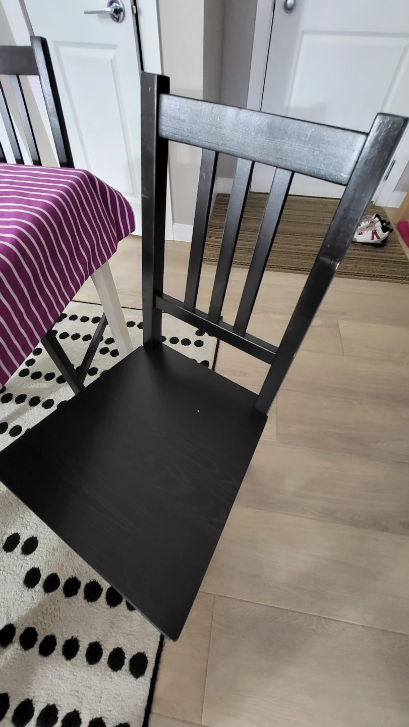 IKEA STEFAN Chairs - Set of 4 - Black - photo 2