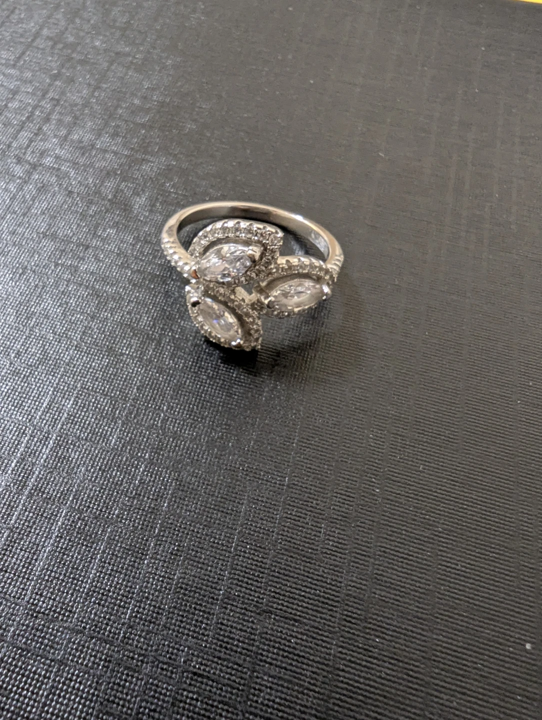 Sterling Silver Marquise Cut Ring - photo 2