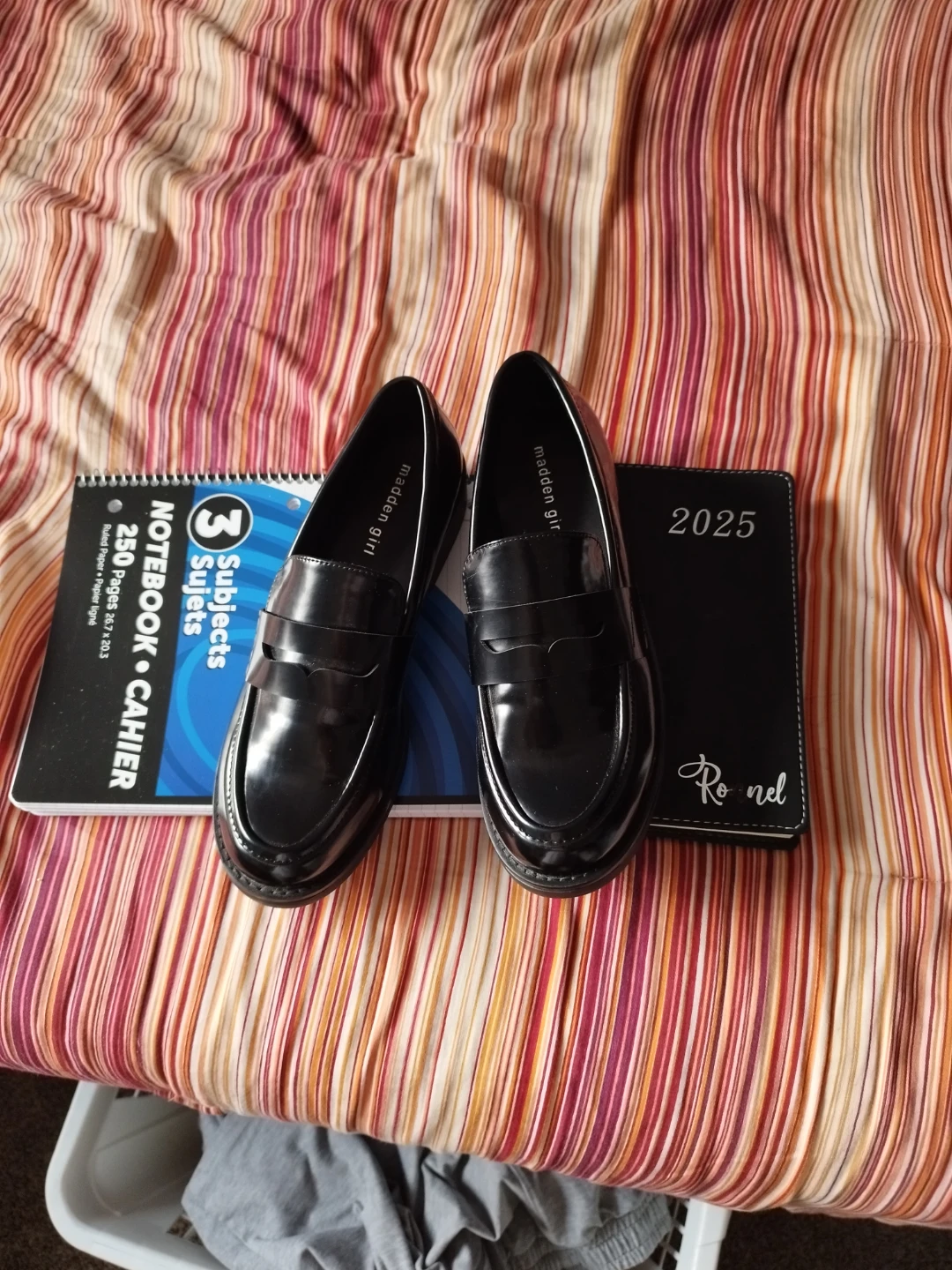 Madden Girl Black Loafers size 9 - photo 3