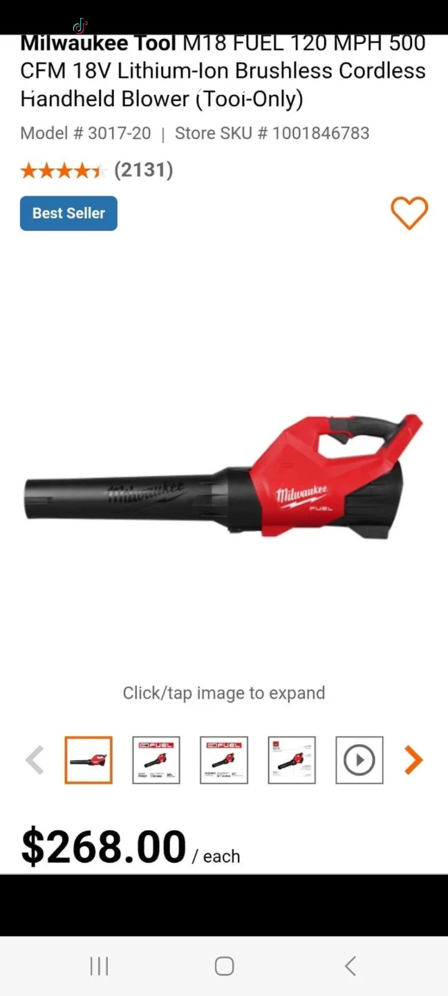 Milwaukee M18 FUEL Cordless Leaf Blower - Tool Only - photo 2