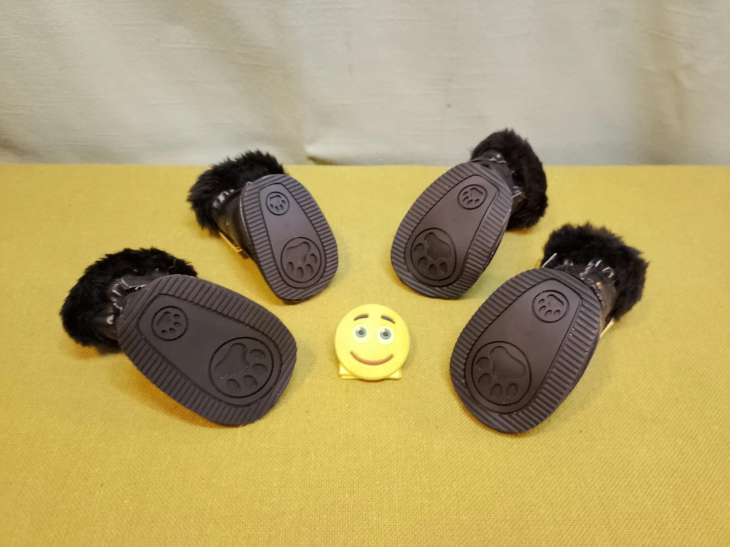 🐕  🐩  🐾 ➡️ Pet Booties with Fur Trim & Buckle Accents 🐕  🐩  🐾 - photo 2