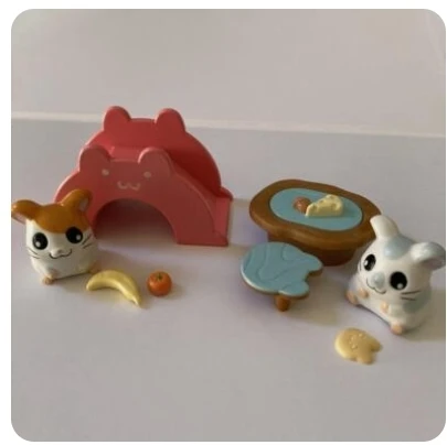 ☆35 Rare Japanese Hamtaro figures☆ with all the Accessories
