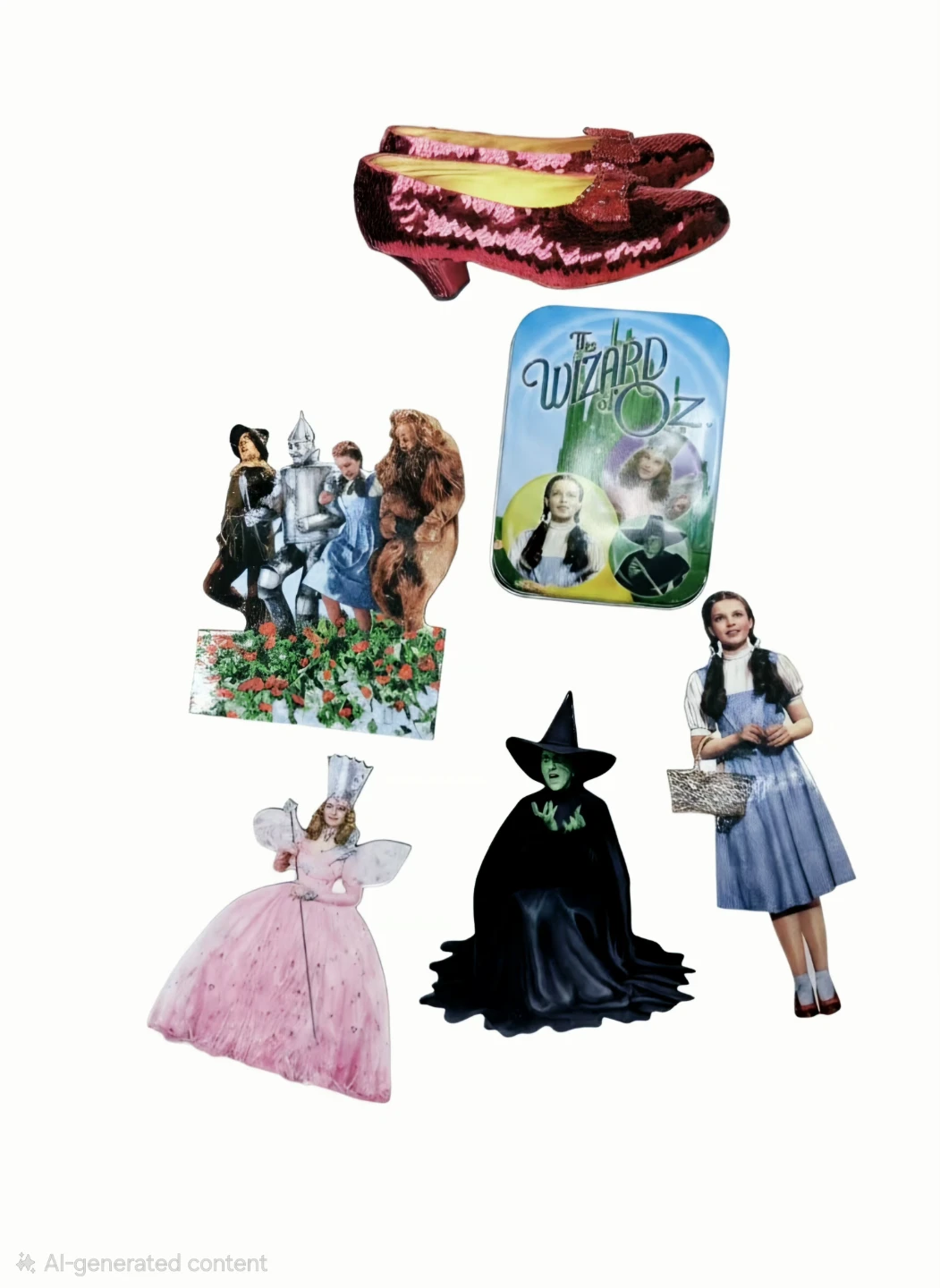 The Wizard of Oz Trinket Box and Tin Lot