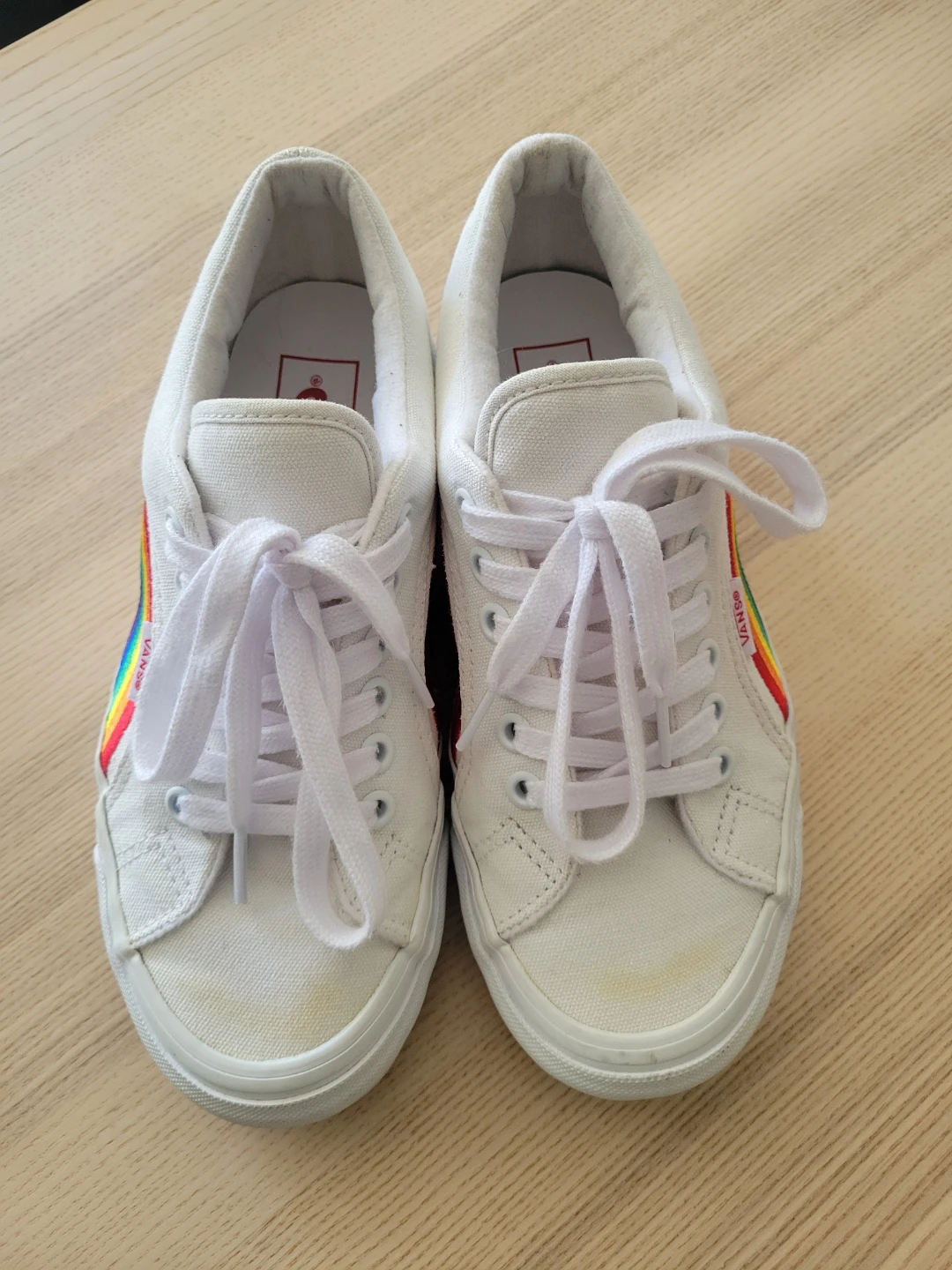 Vans rainbow sneaker womens 7