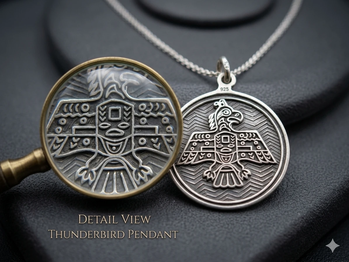 Silver Thunderbird Pendant - photo 2