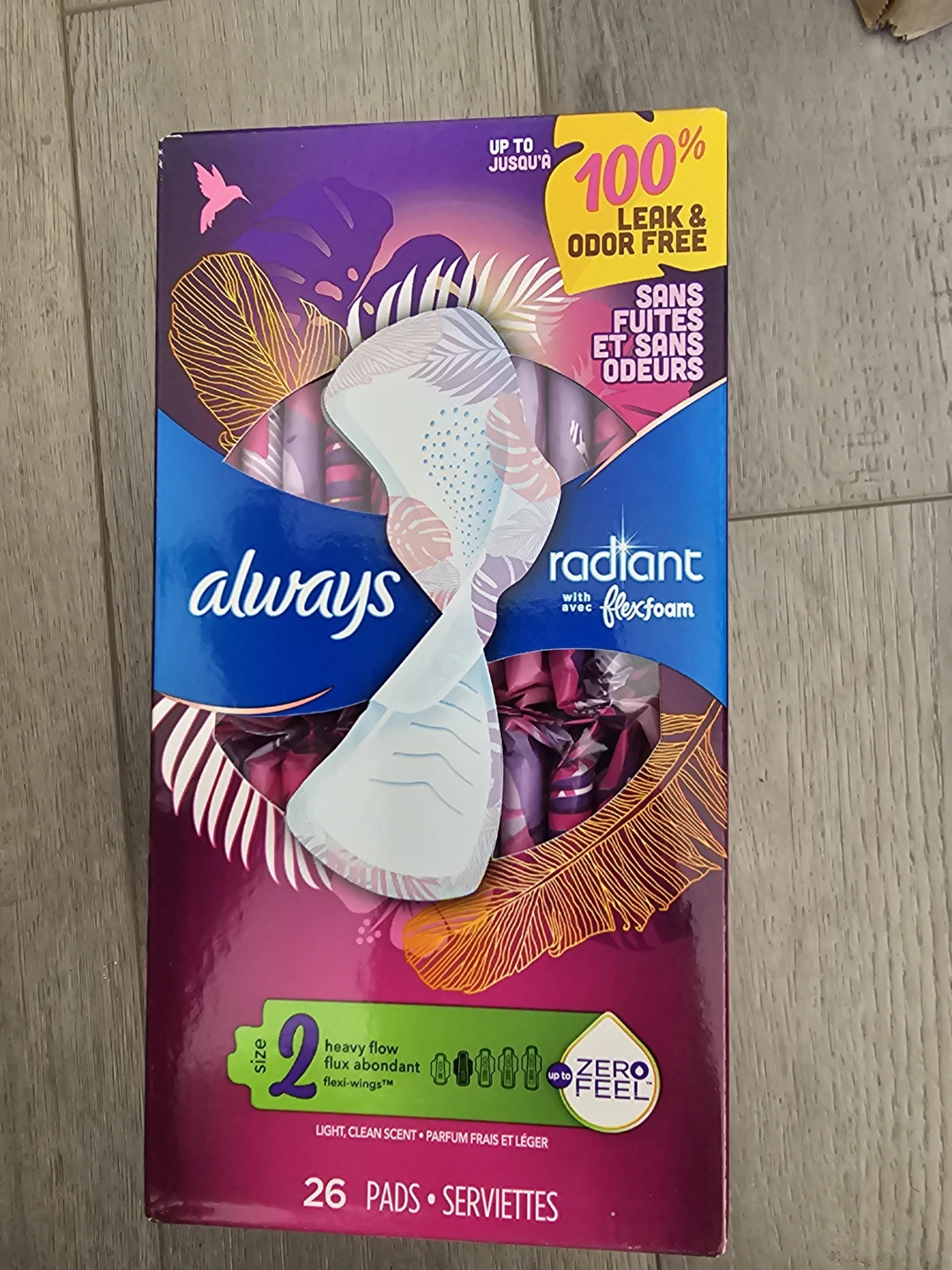 Always Radiant FlexFoam Pads Size 2