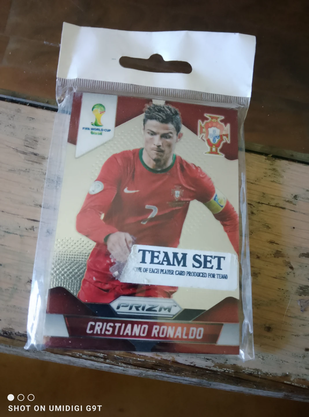 Cristiano Ronaldo Prizm Team Set FIFA World Cup Card