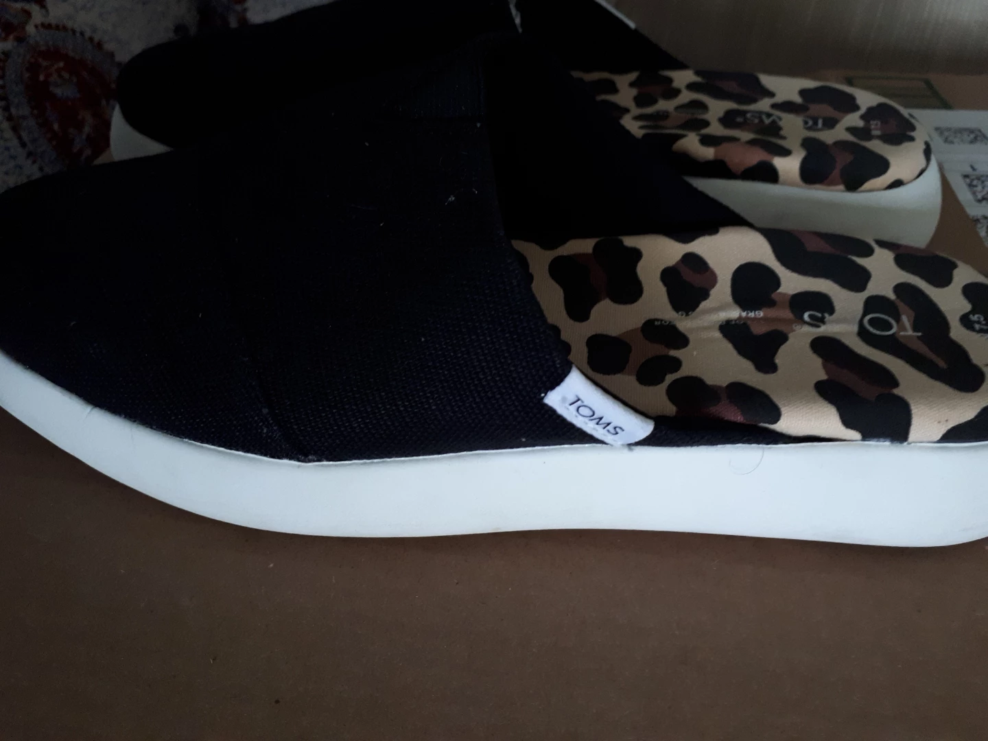 TOMS Black Canvas Mule Slip-ons⚽️ - photo 2