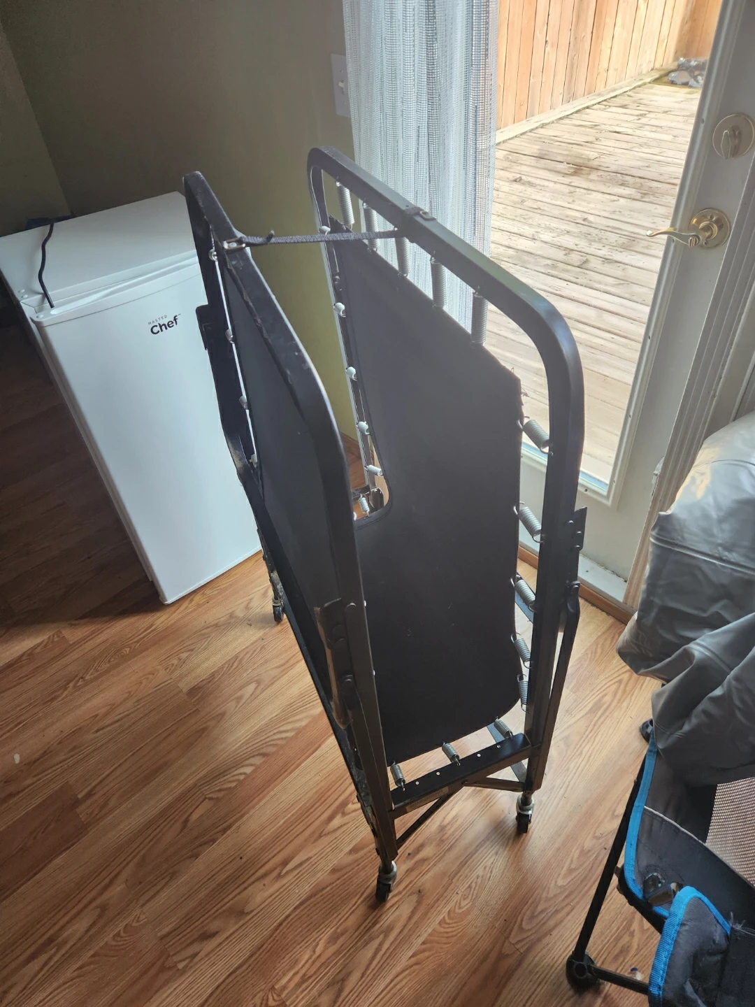 Folding Cot with Wheels