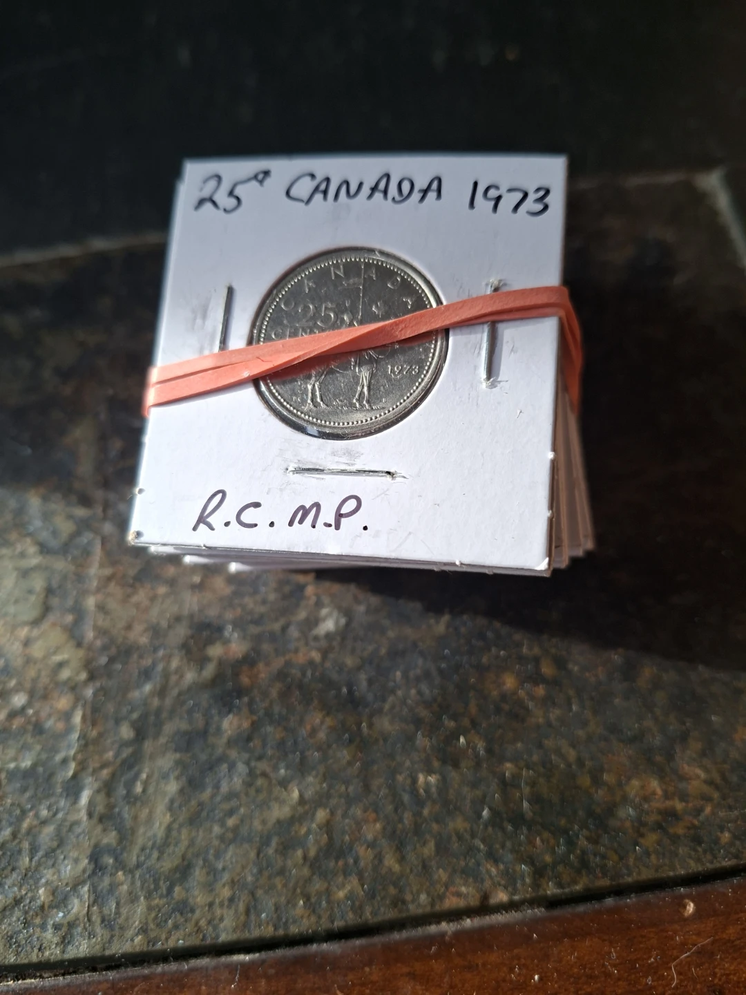 1973 25 Cent Coins - Canada RCMP