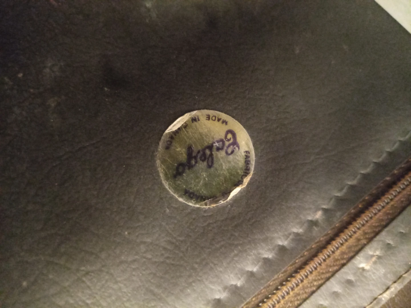 ​🤎 Vintage Calego Camel Leather Envelope Clutch ✨ - photo 5