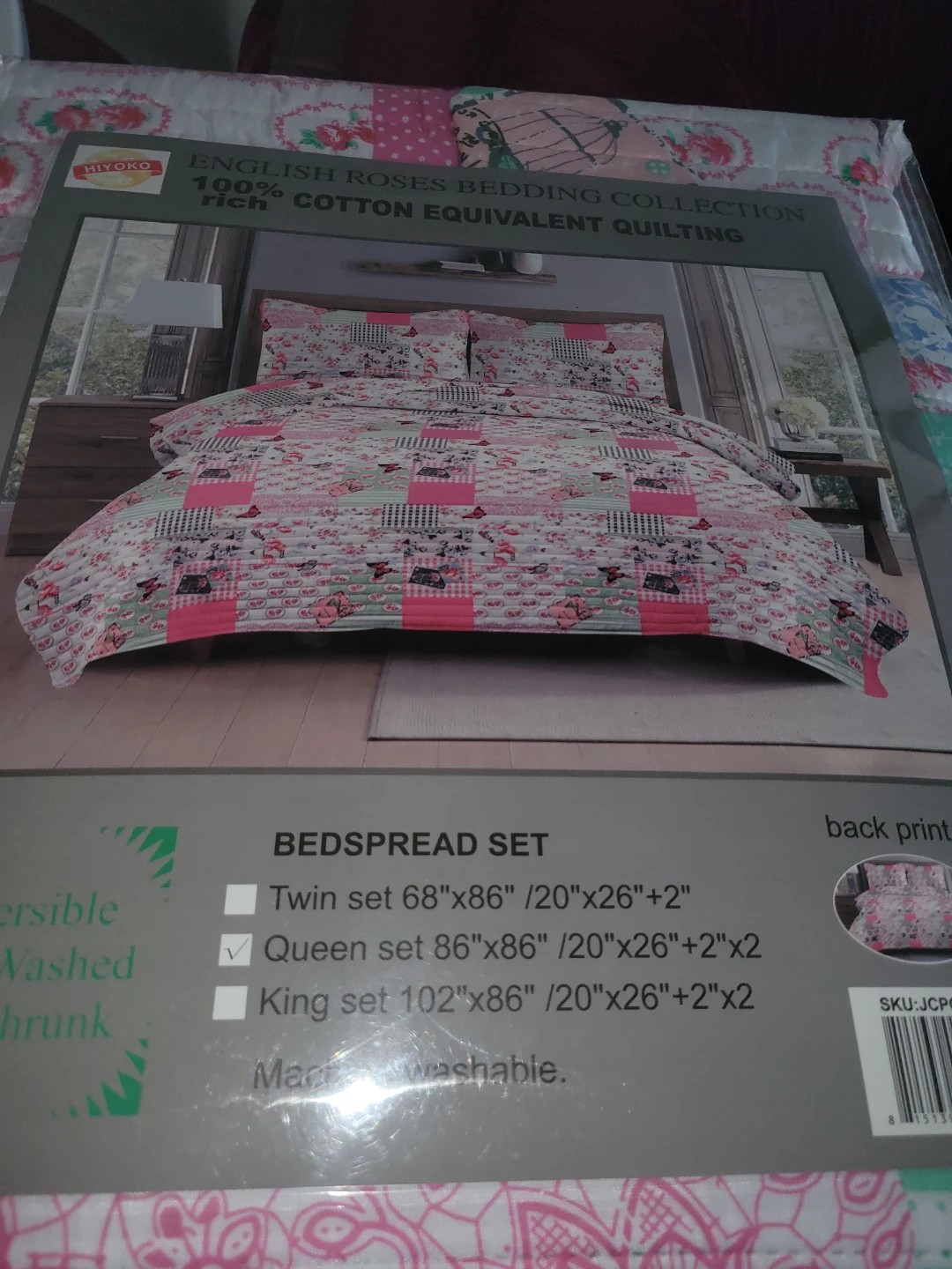 Hiyoko English Roses Queen Bedspread Set - photo 2