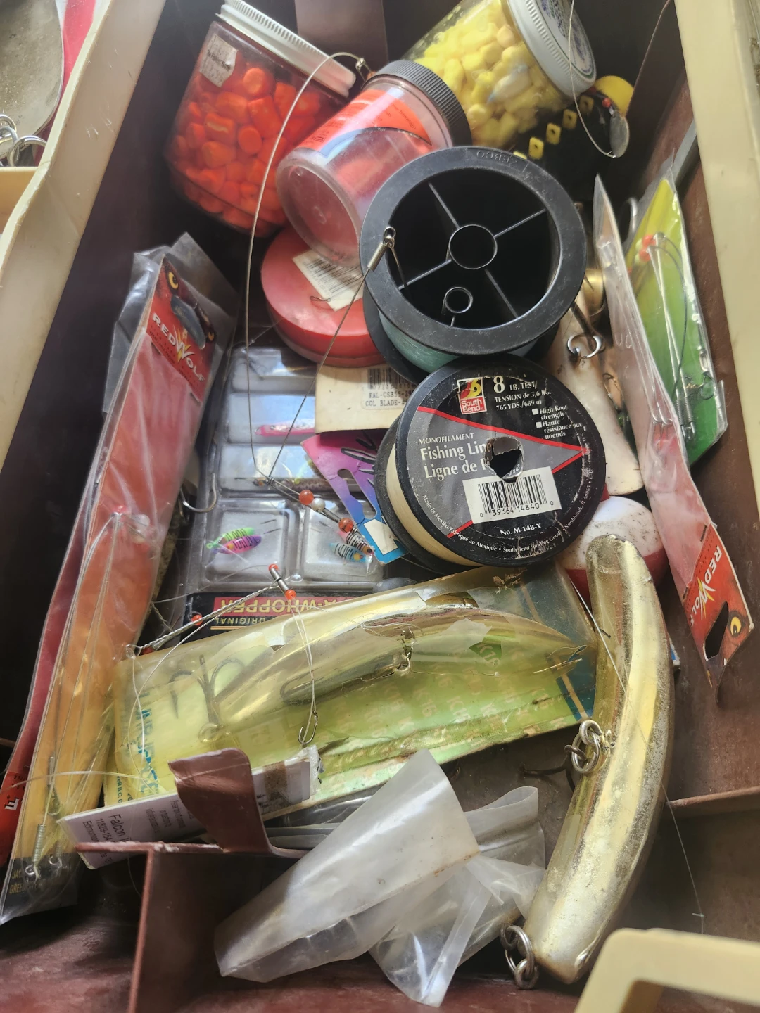 Fishing Tackle Box with Lures and Line - photo 2