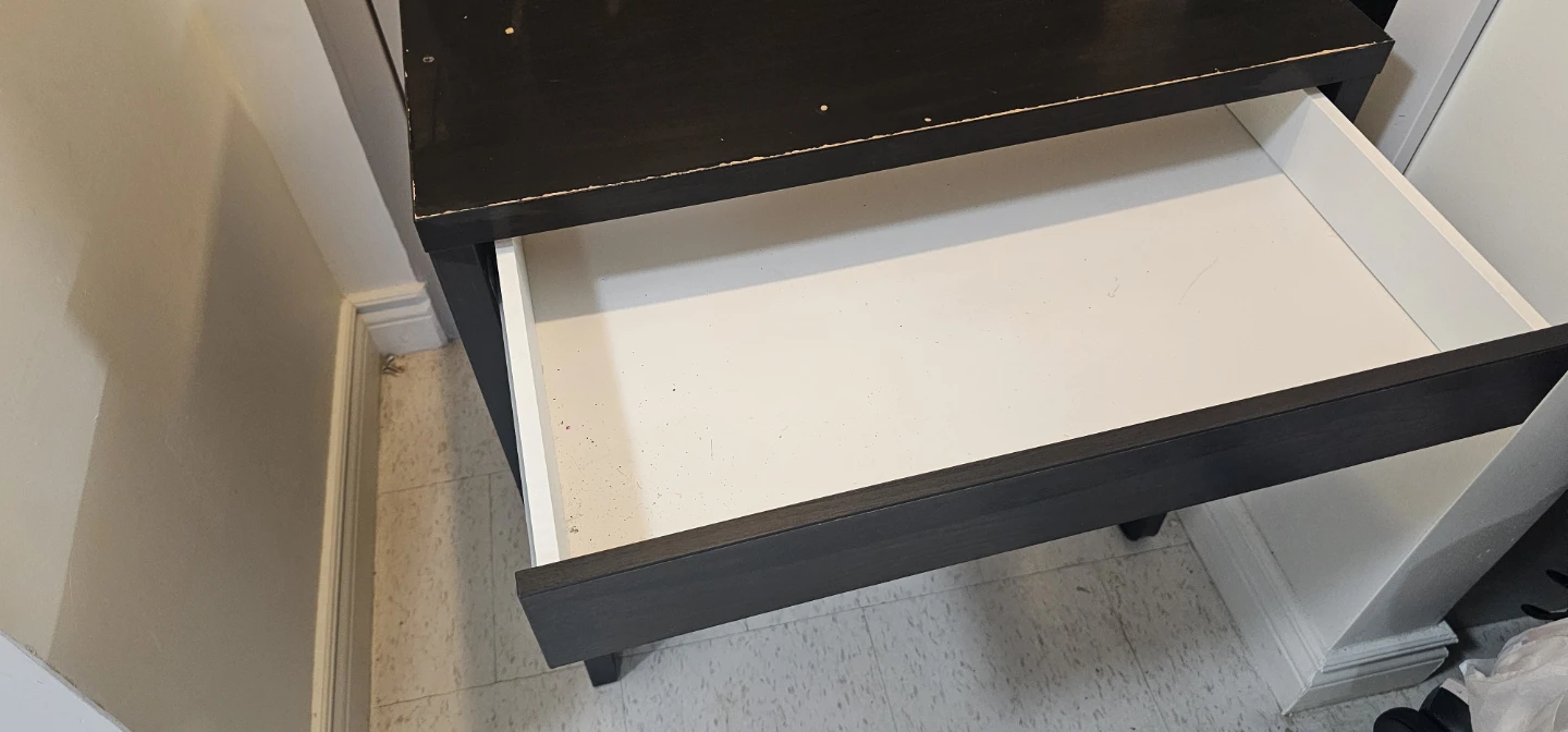 Black Desk with Drawer and Cup Holder - photo 4