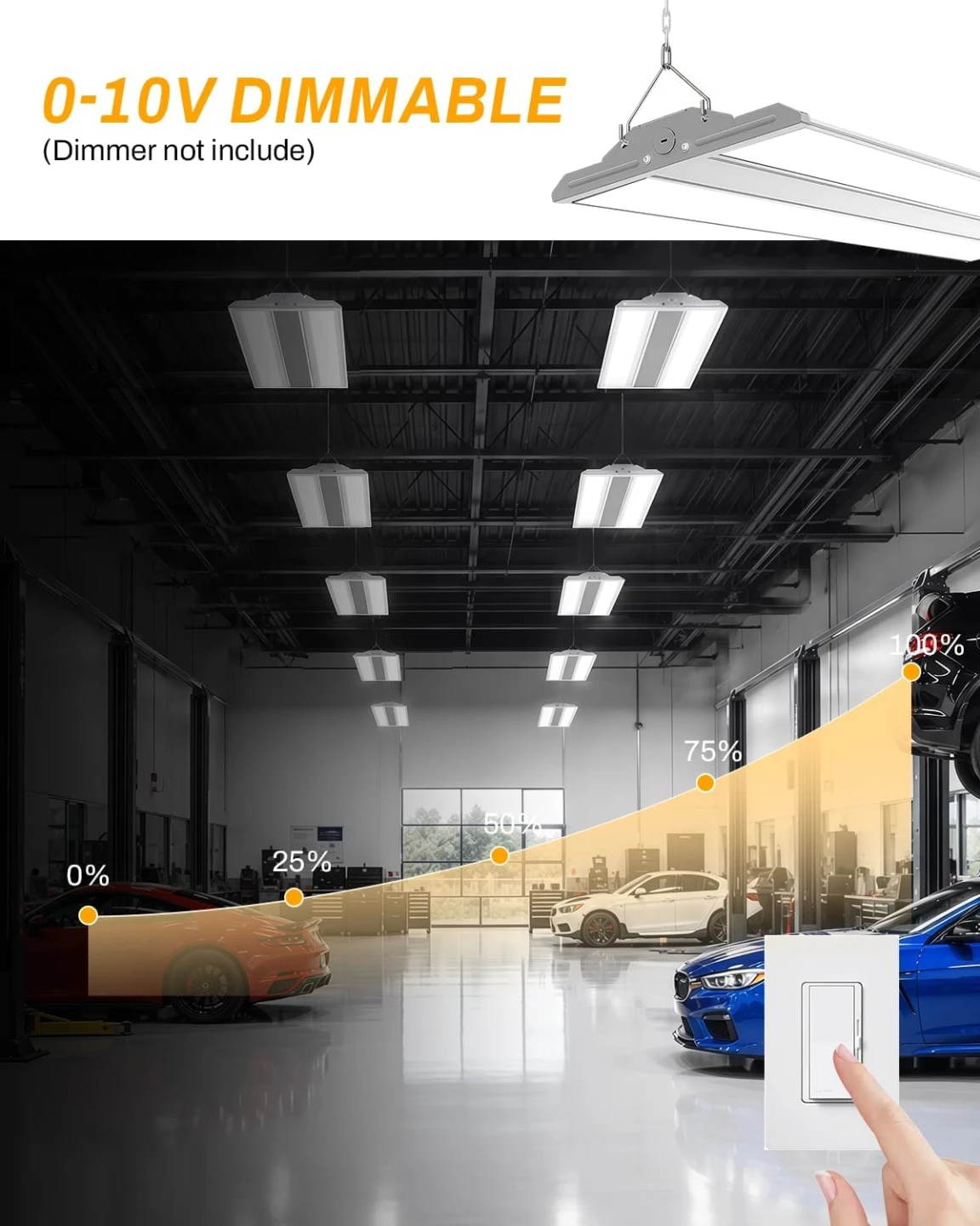 150W 22500LM LED High Bay Light - photo 3