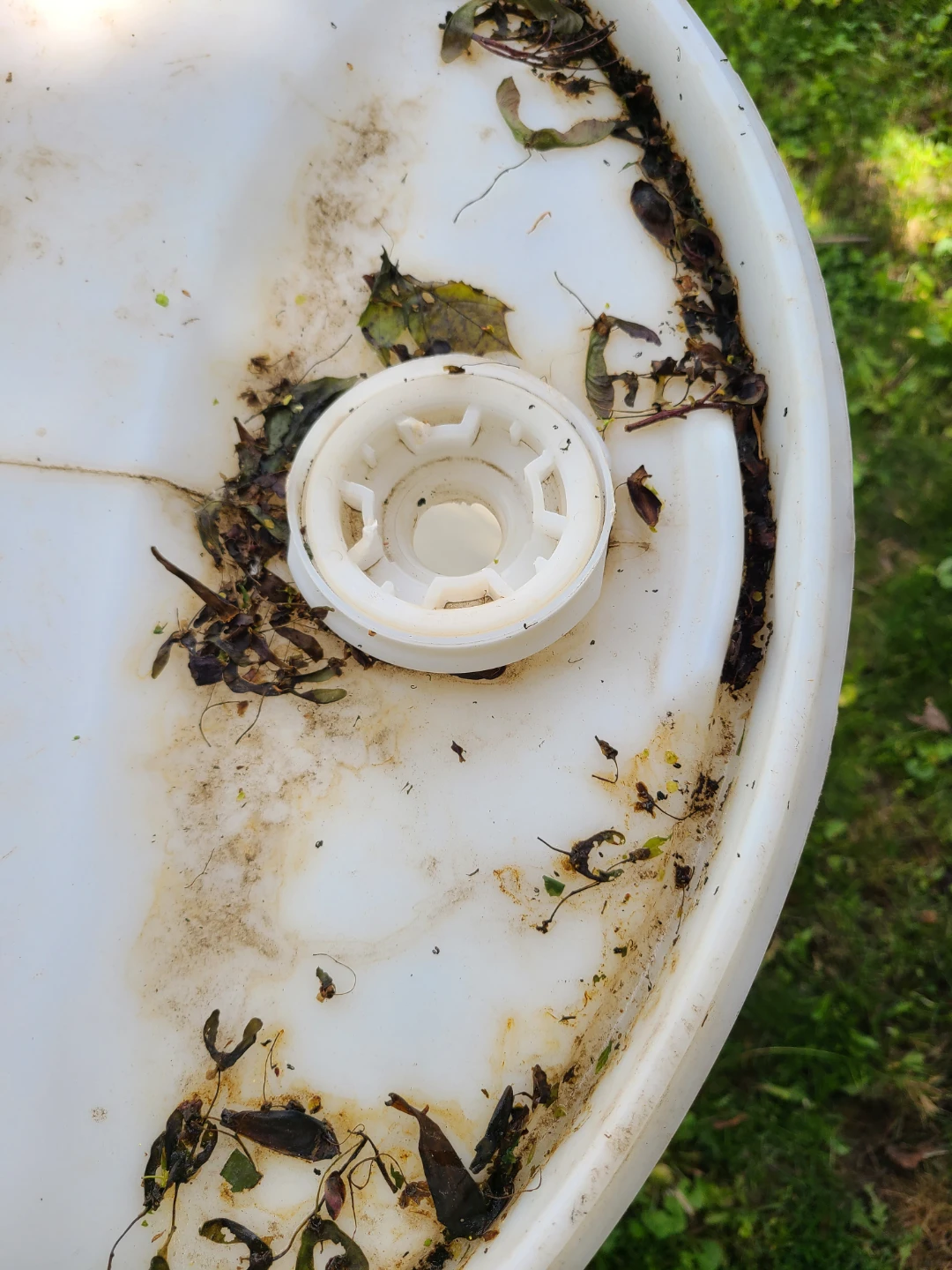 White Plastic Drum Barrel - photo 2