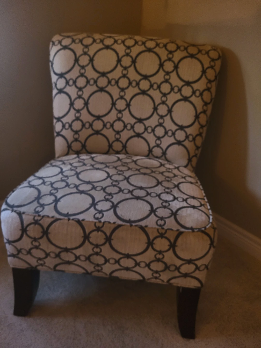 Accent Chair with Circle Pattern - photo 2