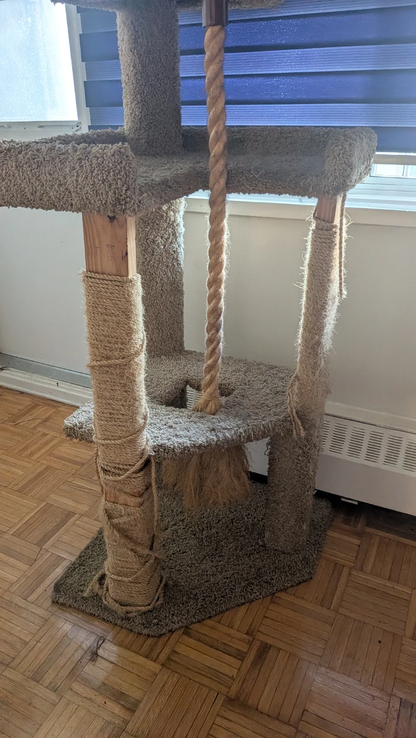 Big Multi-level Cat Tree with Sisal Rope - photo 2