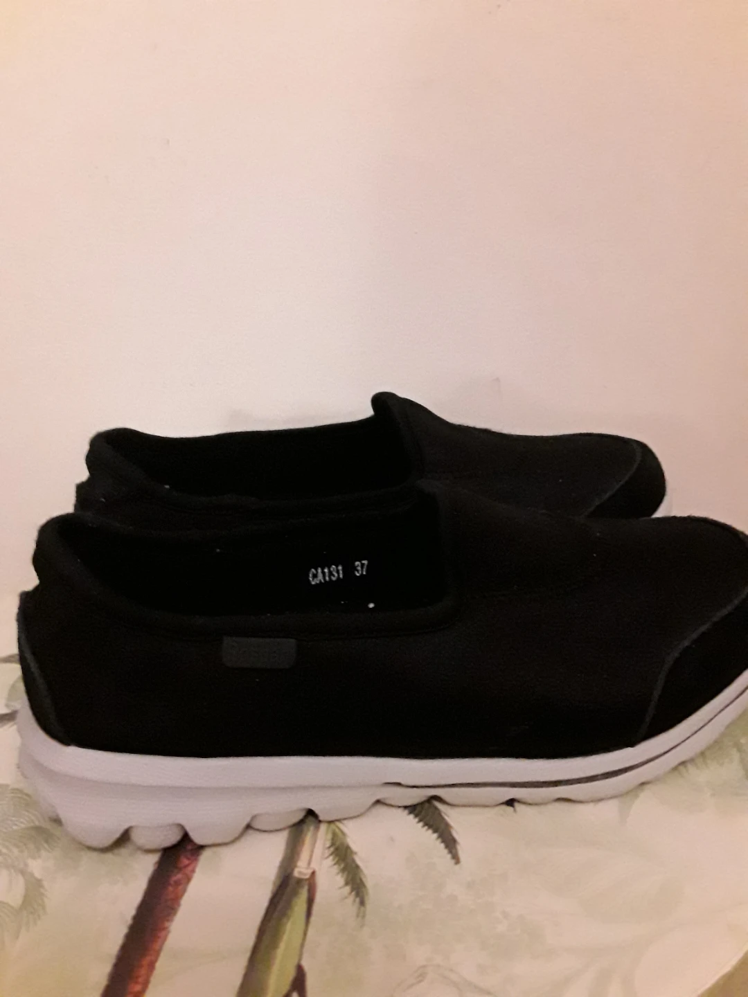 Rosdan Black Memory Foam Slip-On Shoes - Size 37 - photo 5