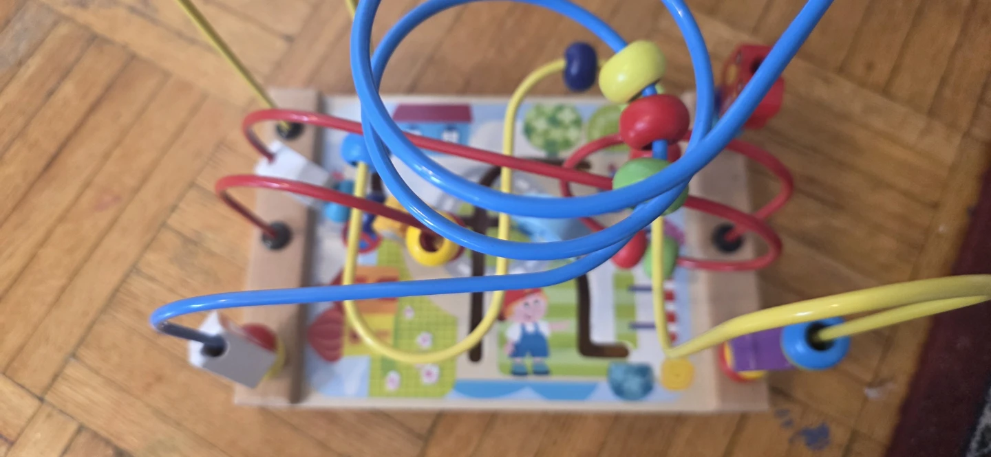 Wooden Bead Maze Toy - photo 2
