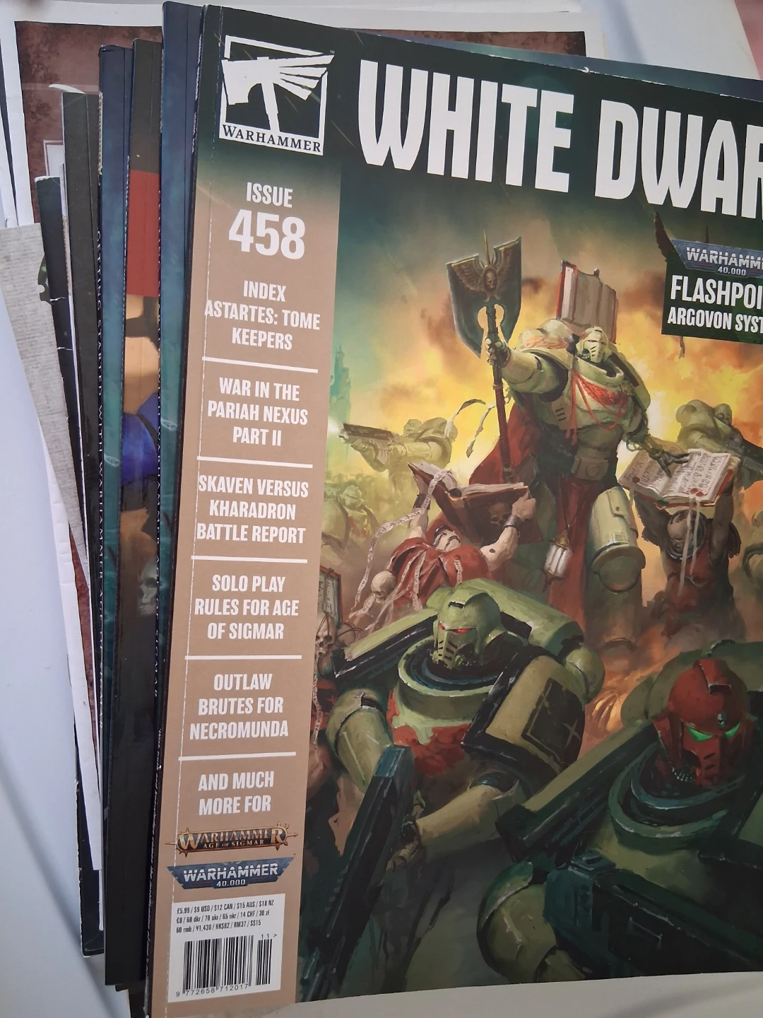 Warhammer White Dwarf Magazine Issue 458