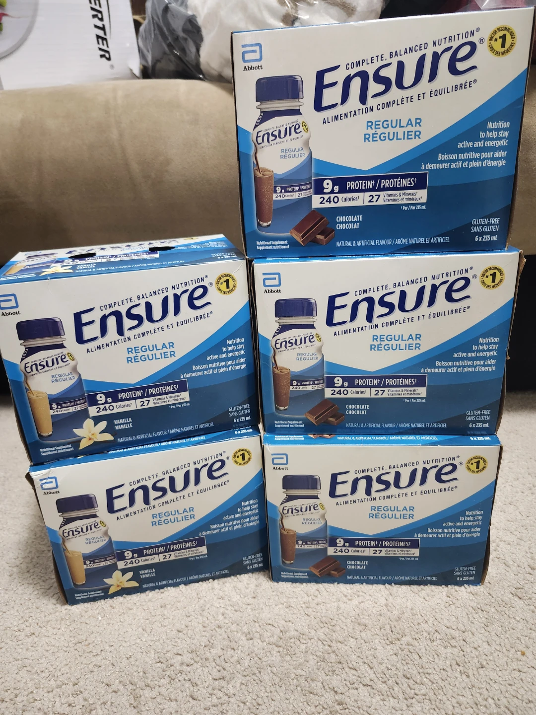 Ensure meal replacement drinks