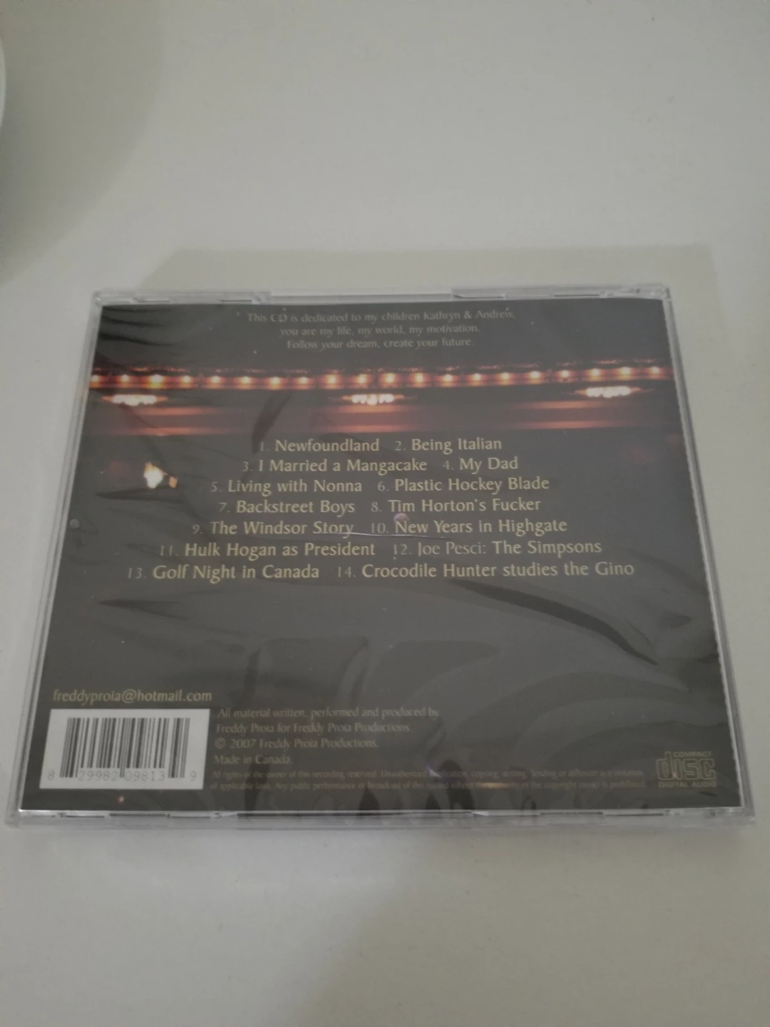 Freddy Proia Live & Uncensored CD - photo 2