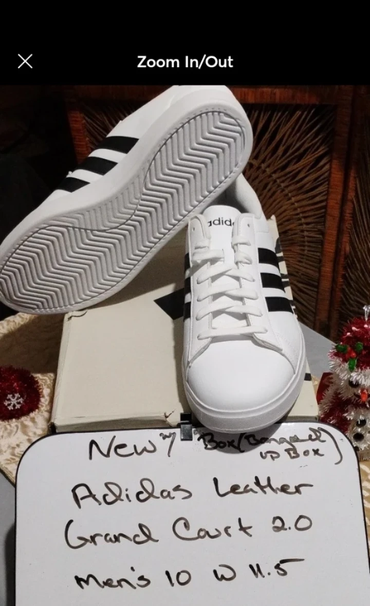 Adidas Grand Court 2.0 Leather Shoes - White