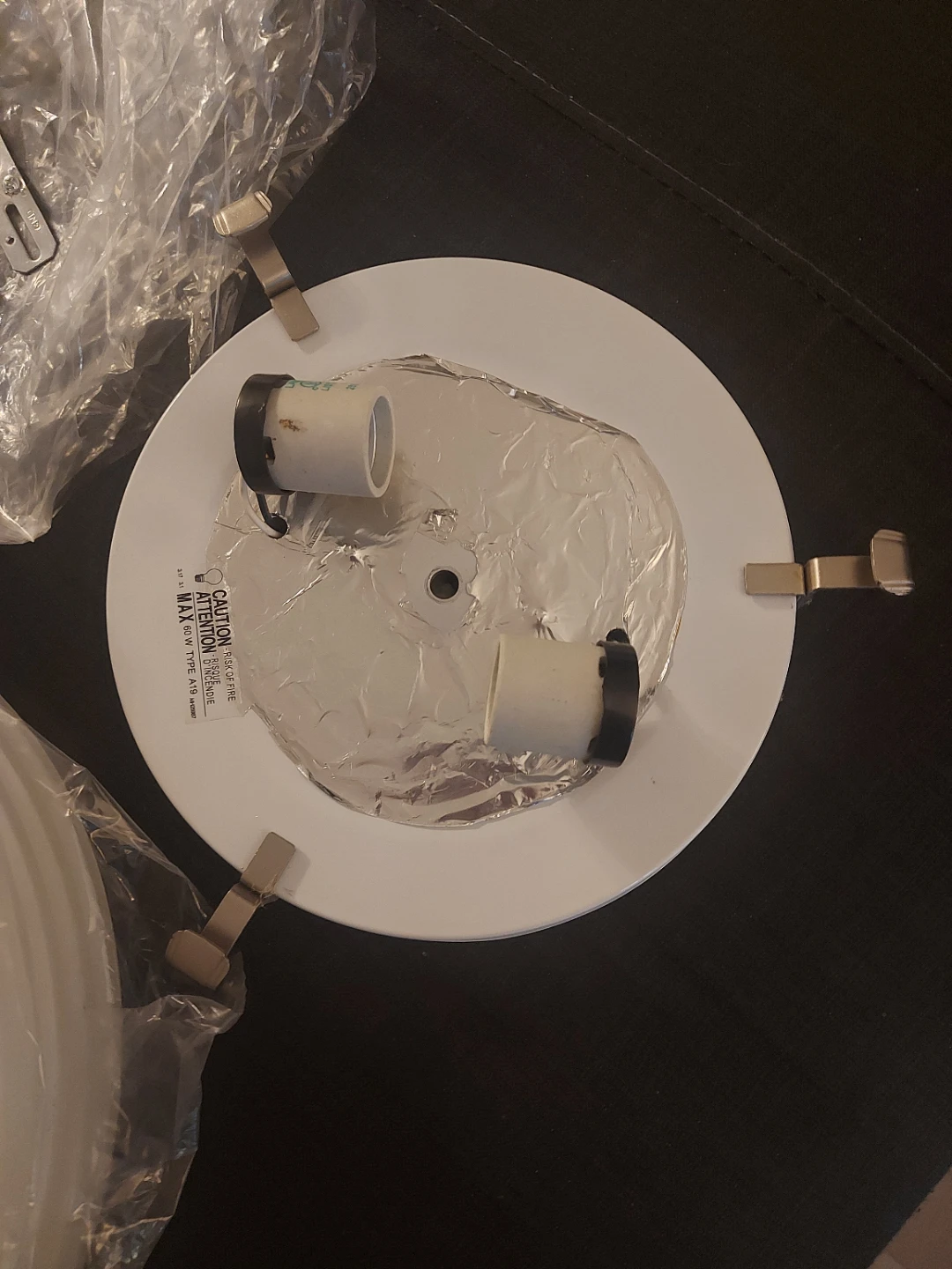 White Flush Mount Light Fixture