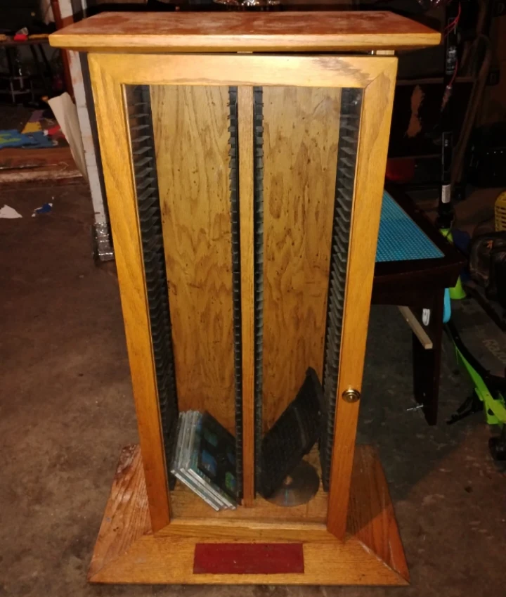 Wooden Media Storage Cabinet⚽