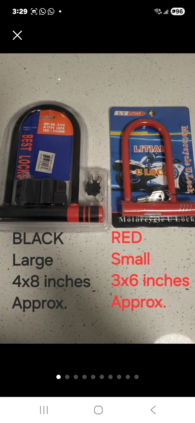 Helmet,Bell,LED Light,Steel U Lock,Cable Lock+Bike parts - photo 2