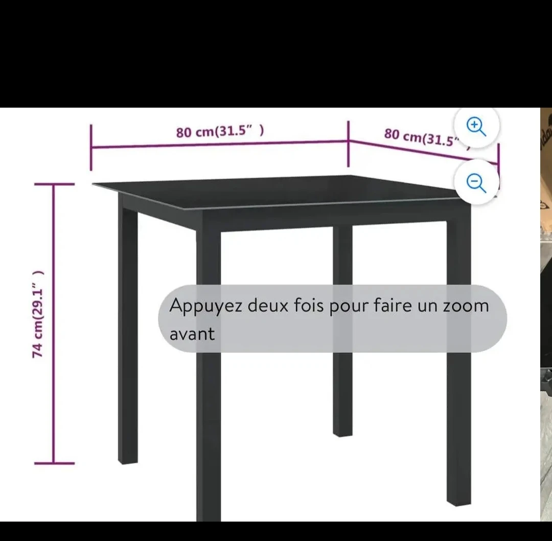 ⚽ patio table - photo 5