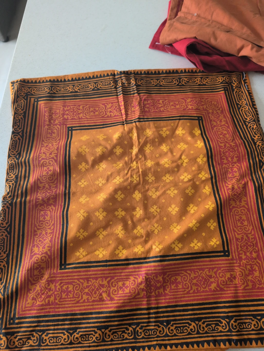 Indian Print Pillowcases Kerchief - photo 5