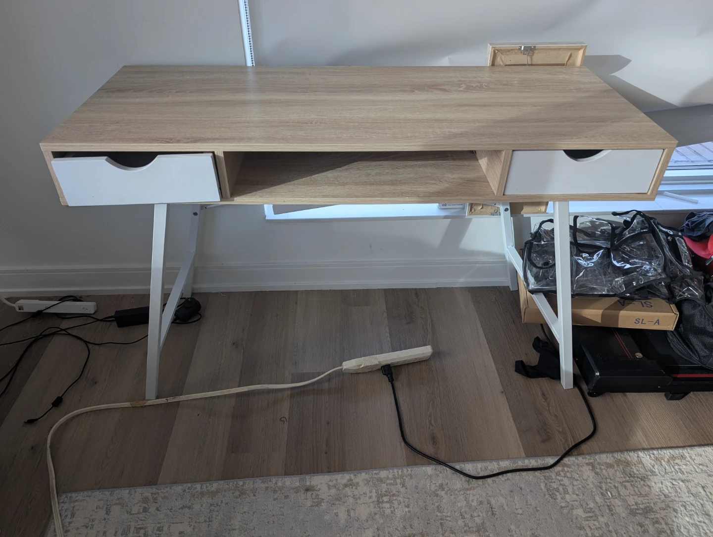 Desk with Two Drawers