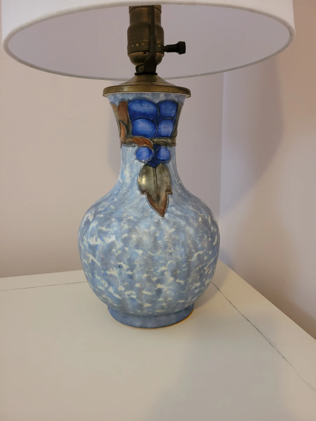 Art Nouveau Cranston Pottery Lamp - Circa 1910-1941? - photo 4