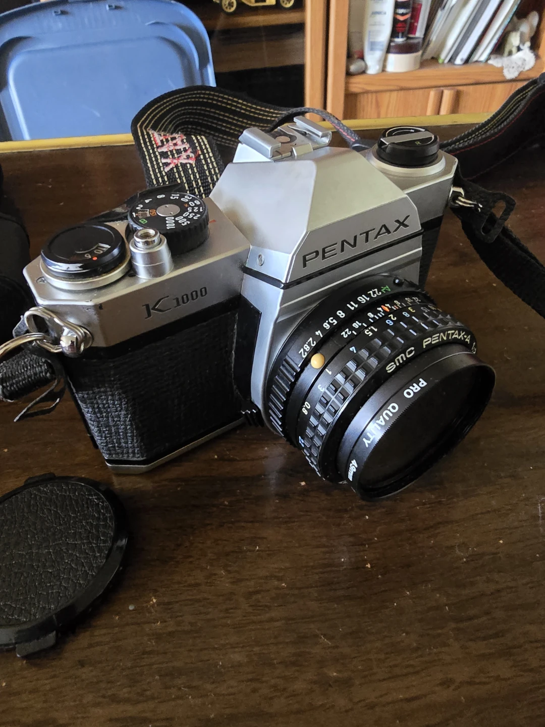 Pentax K1000 35mm Film Camera with SMC Pentax-A 1:2 50mm Lens - photo 2